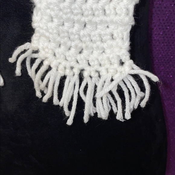 White Crochet Scarf - Picture 3 of 4
